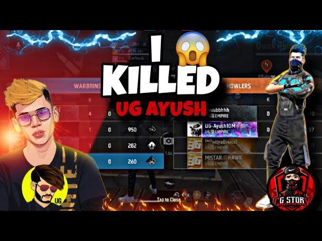 UG EMPIRE VS CG EMPIRE  || i Killed Ug Aayush in CS Rank Match || Very Intense movement Game 