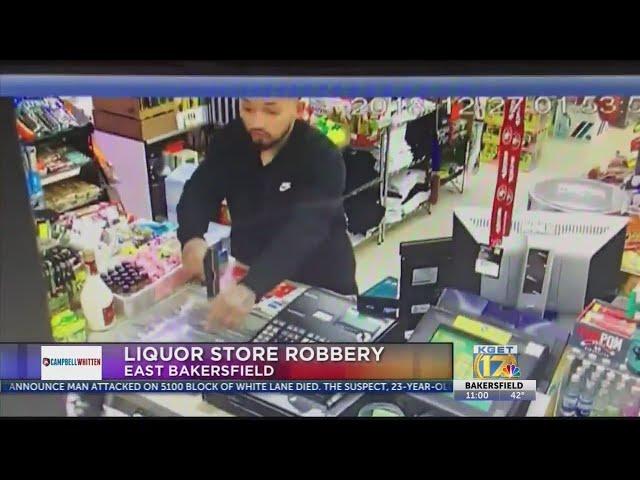 Armed robbery in East Bakersfield caught on surveillance video