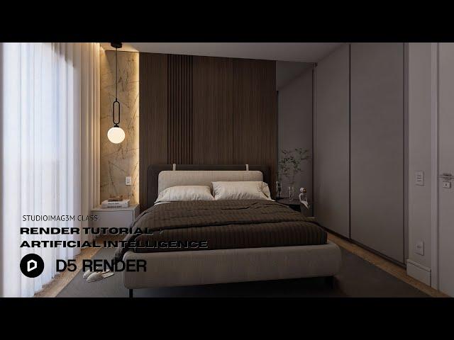 D5 RENDER 2.8 RENDERING RELAISTA TUTORIAL BEDROOM MORE ARTIFICIAL INTELLIGENCE