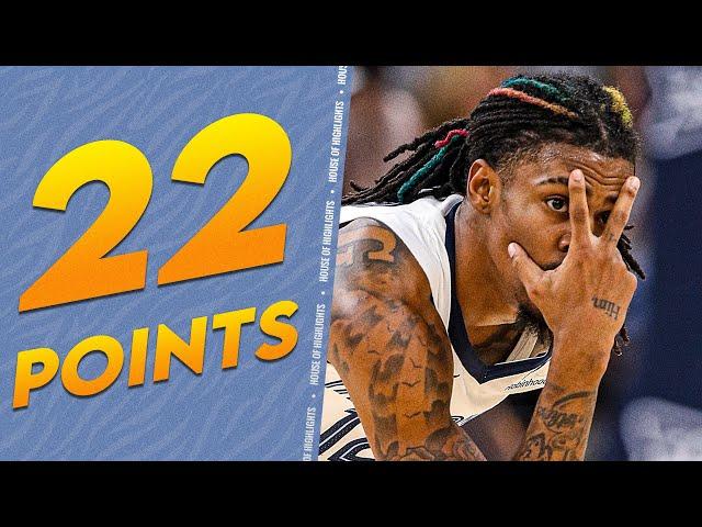 Ja Morant RETURNS with a BANG! 22 PTS & 11 AST vs Blazers  Full Highlights