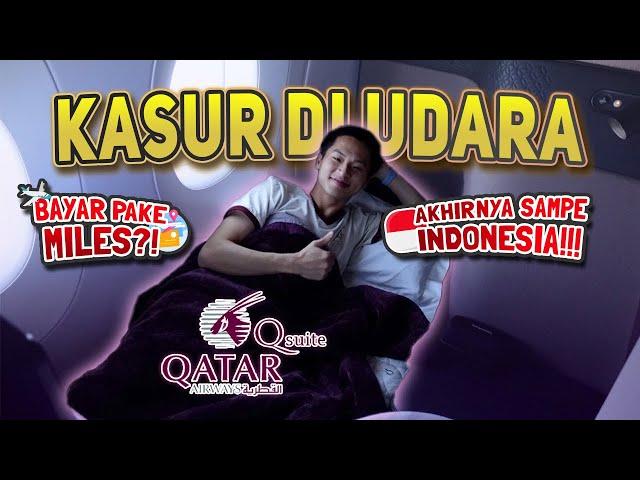 TERBANG KE JAKARTA DARI DOHA!! AKHIRNYA NYAMPE DI INDONESIA JUGA SETELAH PERJALANAN PANJANG!!!