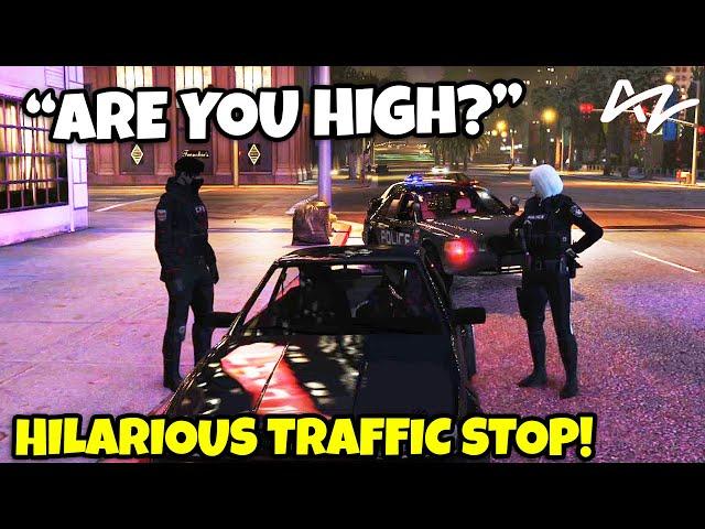 AnthonyZ TROLLS New Cadet During HILARIOUS Traffic Stop! | GTA 5 RP NoPixel