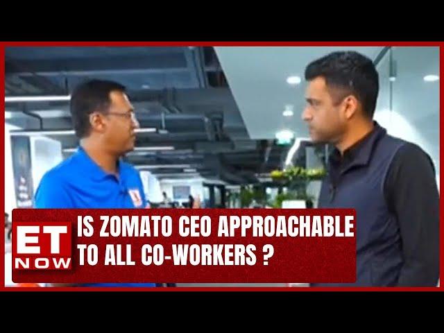 How Is Zomato's CEO Deepinder Goyal's Workstation? Exclusive On ET Now | News