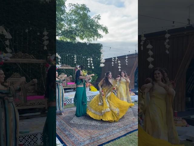 Bumbro for Gazia’s Dholki  #bridesmaidsdance #bridaldance #bumbro #mehendi #sangeet #indianwedding