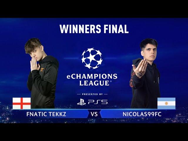 TEKKZ vs NICOLAS99FC | eChampions League Winners Final | FIFA 22