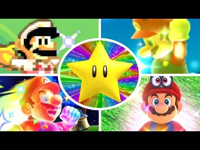 Evolution of Super Stars in Mario Games (1985-2017)