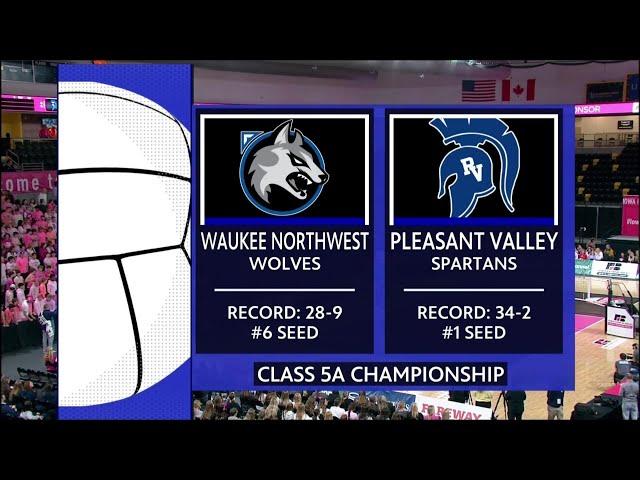 Class 5A - Pleasant Valley Spartans vs. Waukee Northwest Warriors