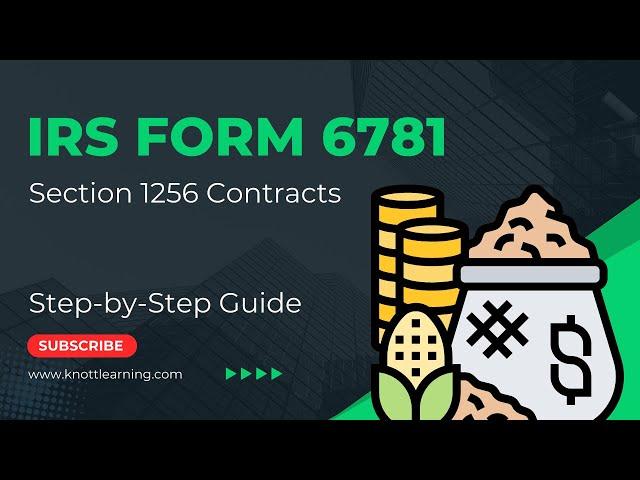 How to Complete IRS Form 6781 - Simple Example