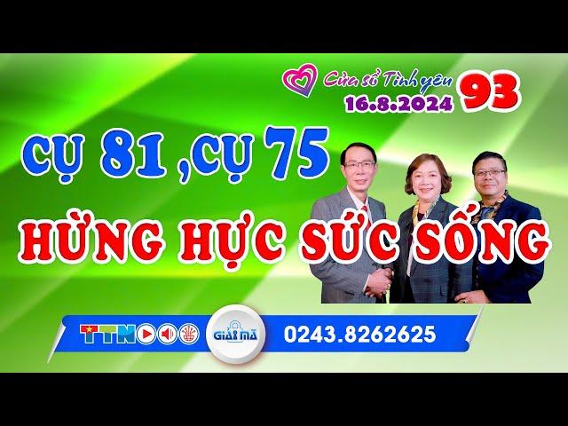 Cụ 81, cụ 75 - hừng hực sức sống | Cửa sổ tình yêu 93 | Chuyên gia tâm lý Đinh Đoàn