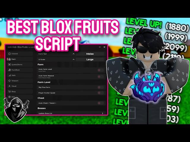 Blox Fruits Script Pastebin | Auto Farm + Mastery + Chest Farm | Mobile and PC - (No Key)