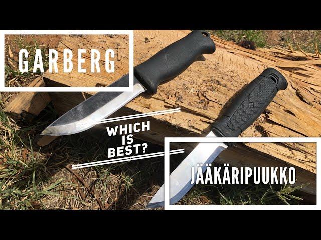 Mora Garberg vs Terava Jaakaripuukko - Which is the best heavy bushcraft blade?