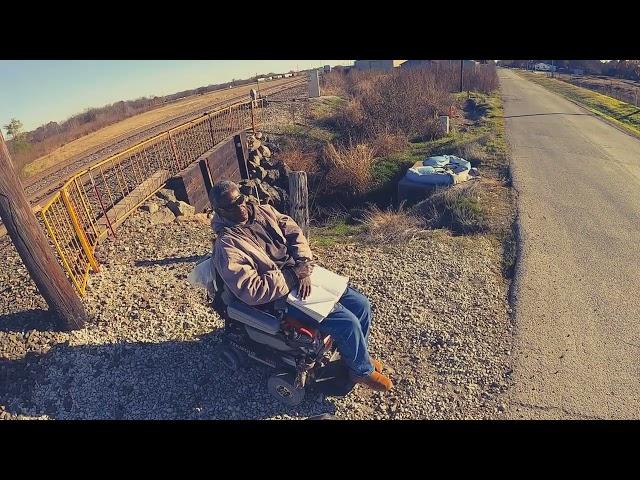 Disabled & Homeless in Gainesville, TX with Cliff Morrison & Amputee Cyclist Aaron Smith.