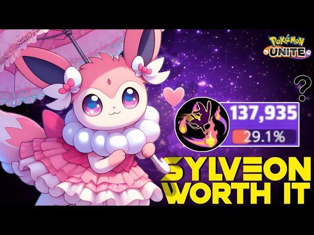 SYLVEON STILL LOOKS INSANELY GREAT WITH THIS MAX DAMAGE BUILD  | POKEMON UNITE