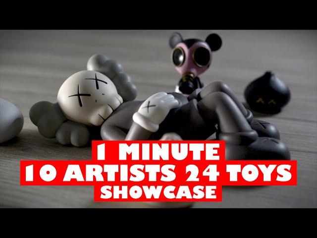 1 Minute 24 Art Toys Featuring 10 Artists That You Do Not Want To Miss!!