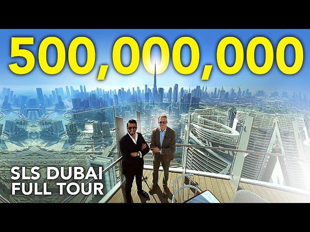 EXCLUSIVE TOUR INSIDE THE SLS DUBAI, ONE OF THE TALLEST HOTELS IN THE WORLD! - PROPERTY VLOG #55