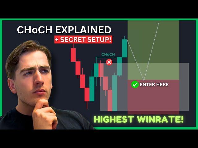 How to identify a CHoCH easily + Secret Strategy to trade a CHoCH!