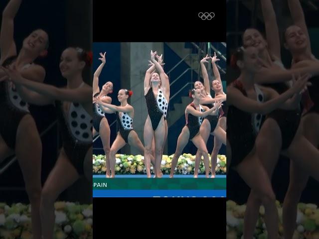 A mesmerizing technical routine ️ Team Spain's at Tokyo 2020! 