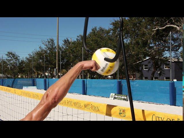 Open Hand Tip, Dink, or Dunk- Beach Volleyball Rules-LIVE EXAMPLE