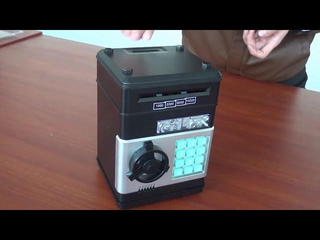 Electronic Piggy Bank ATM Password Money Box