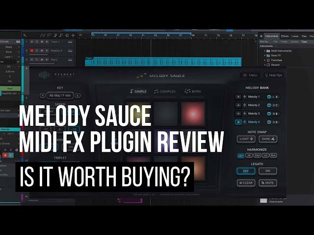 Melody Sauce VST Review & Tutorial – MIDI Generator FX Plugin