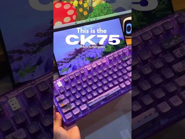 CoolKiller CK75 purple unboxing and sound test-Whatgeek