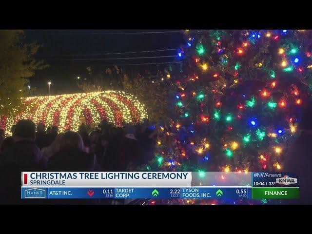 Springdale commences holiday season with tree lighting ceremony