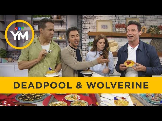 Canada vs Australia Food Taste Test with Ryan Reynolds and Hugh Jackman | Your Morning