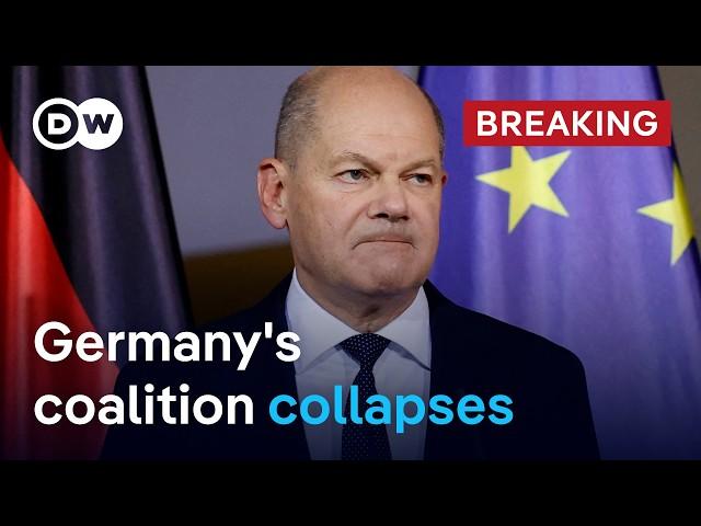 Germany's coalition collapses as confidence vote planned | DW News