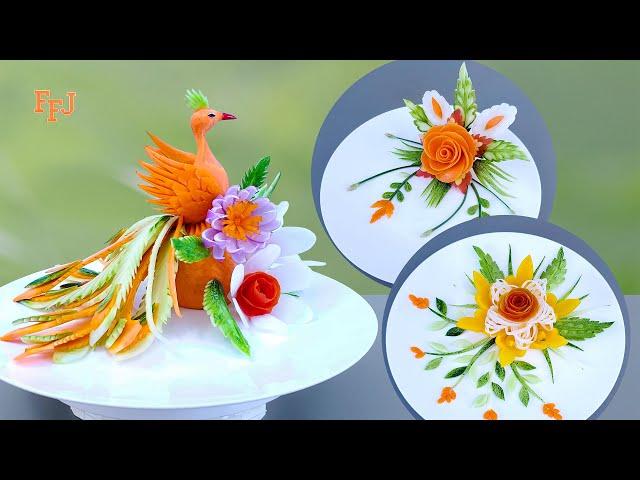 Very Creative Arts on Vegetable Crafts as Salad Decorations