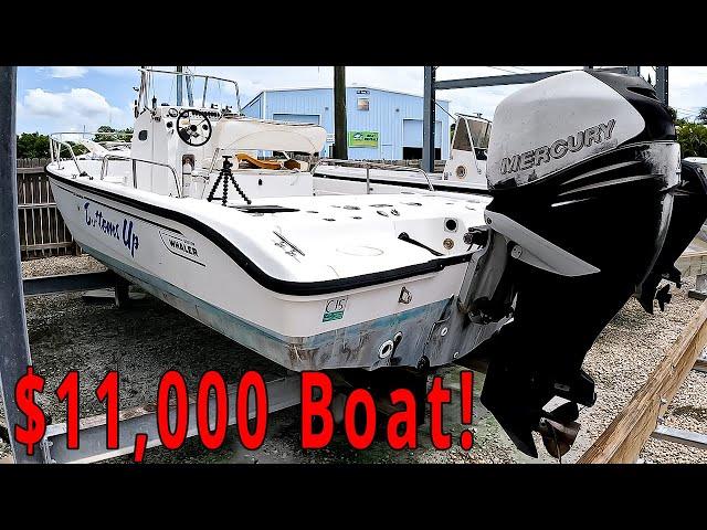 Assessing An ABANDONED Project Boat!