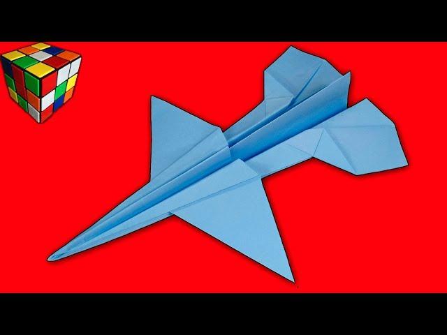 How to make a fighter out of paper. Aircraft origami own hands. Origami Crafts