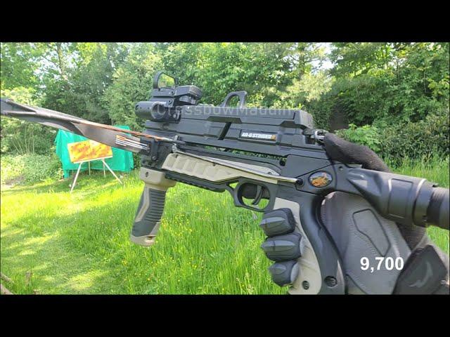 Steambow AR6 Stinger 2 Tactical Speedtest 6 Schuss