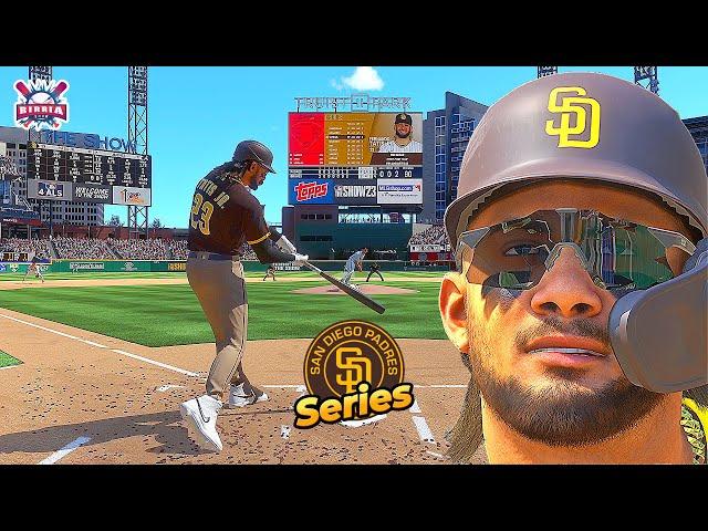 MLB The Show 23 San Diego Padres vs Atlanta Braves | Fernando Tatís Jr.  Steal 3 bases | Gameplay HD