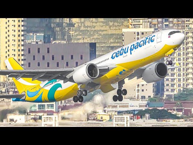 ️ SUPER CLOSE UP TAKEOFFS and LANDINGS | Manila Airport Plane Spotting [MNL/RPLL]