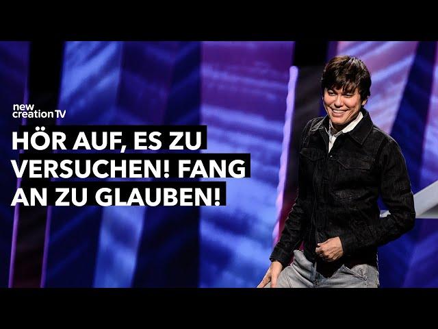 Wie du richtig glaubst und lebst I Joseph Prince I New Creation TV Deutsch