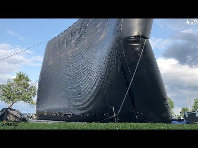 On the Job: GIANT Outdoor Cinema at the biggest AirShow!