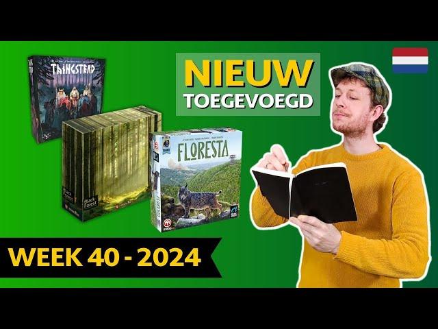 Aangekondigde bordspellen! - Week 40, 2024