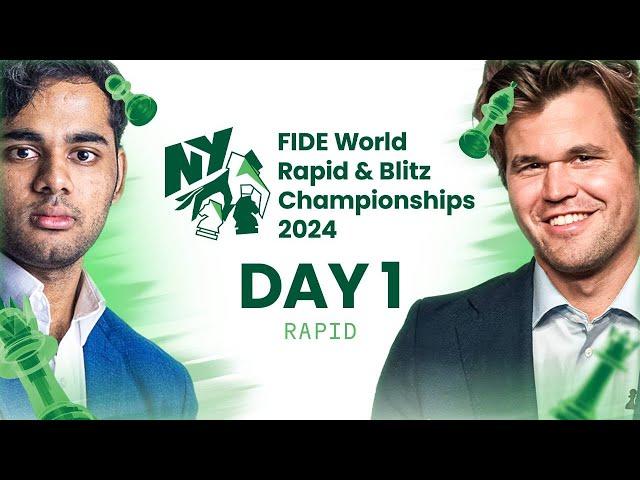 FIDE WORLD RAPID CHAMPIONSHIP 2024 | ft. CARLSEN, ARJUN, PRAGG, HIKARU