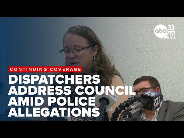 Hanceville dispatchers address city council amid police allegations