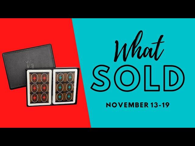 What Sold On Ebay and Ruby Lane Last Week? Sales from November 13-19 | #whatsoldonebay