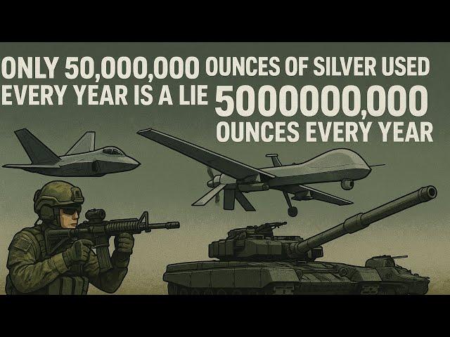 Silver wars. Is CPM group lying only 50 mil oz of silver consumption in military?