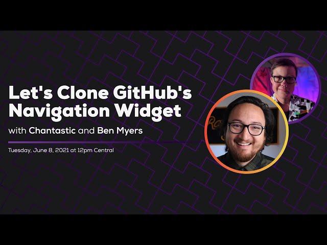 Let's Clone GitHub's Navigation Widget with @chantastic | Some Antics