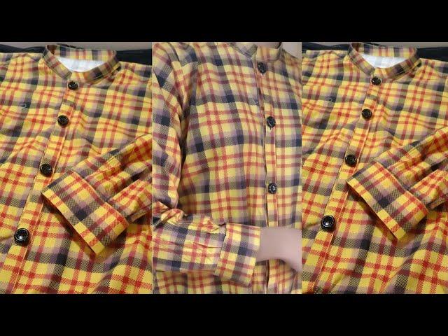 Designer Shirt Collar High Low Kurti/ FrockCutting Stitching Tutorial In Hindi/ Up DownKurti dress