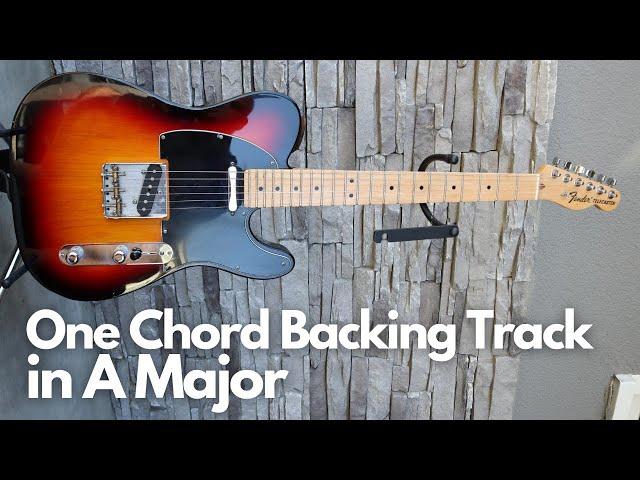 Single Chord Backing Track in A Major