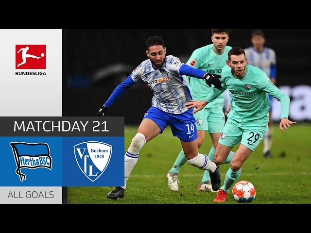 Game at equal level! | Hertha Berlin - VfL Bochum 1-1 | All Goals | Matchday 21 – Bundesliga 2021/22