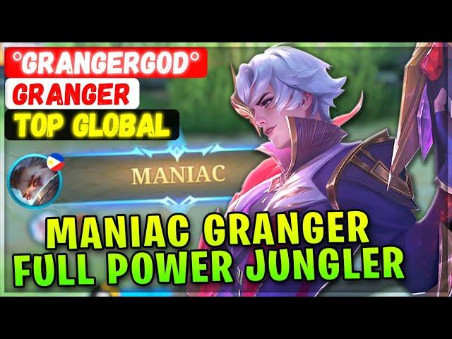 Maniac Granger Full Power Jungler [ Top Global Granger ] °GrangerGoD° - Mobile Legends Emblem Build