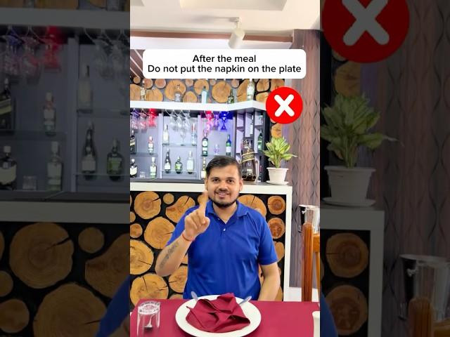#diningetiquette #hotelmanagment #foodandbeverageservice #prabeshkhanal #viralshort #toptrend