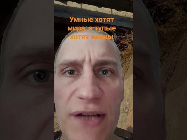 Умные хотят мира,а тупые войны #нетвойне #shorts