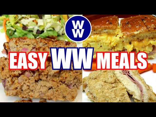 What's For Dinner #42  Easy WW (Weight Watchers) Recipes | NEW TORTILLA MEATLOAF!! BREAKFAST SLIDERS