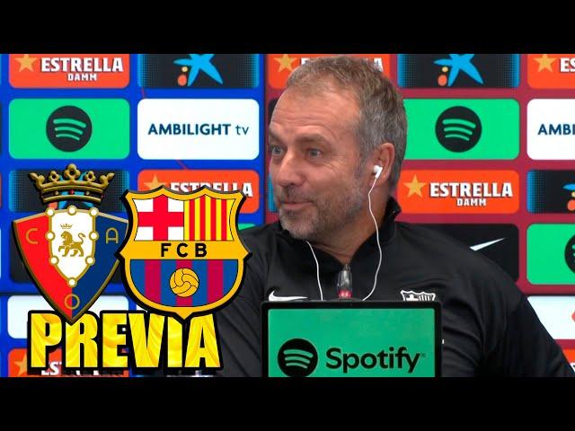 Rueda prensa HANSI FLICK: OSASUNA v FC BARCELONA (Versión Original)